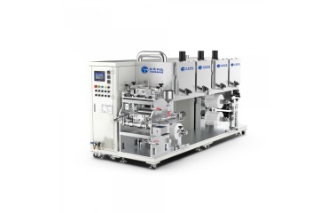 PET薄膜塗布機狹縫微凹銅箔（bó）鋁箔電解液漿料雙（shuāng）麵浸塗機（jī）